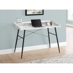 Computer desk - small hutch / 2 storage cubbies / 1 shelf - 48