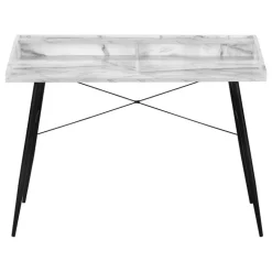 Computer desk - small hutch / 2 storage cubbies / 1 shelf - 48