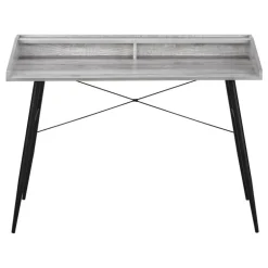 Computer desk - small hutch / 2 storage cubbies / 1 shelf - 48