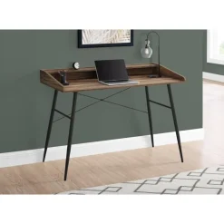 Computer desk - small hutch / 2 storage cubbies / 1 shelf - 48