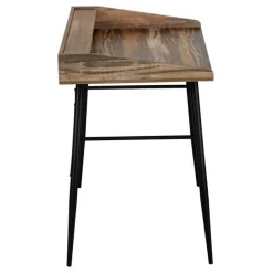 Computer desk - small hutch / 2 storage cubbies / 1 shelf - 48