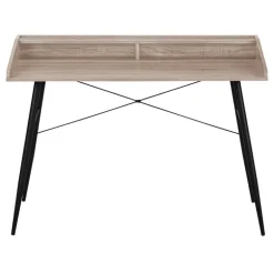 Computer desk - small hutch / 2 storage cubbies / 1 shelf - 48