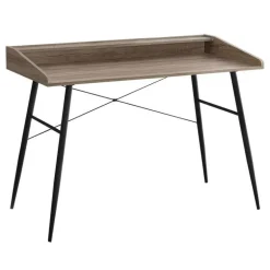 Computer desk - small hutch / 2 storage cubbies / 1 shelf - 48