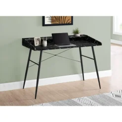 Computer desk - small hutch / 2 storage cubbies / 1 shelf - 48