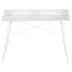 Computer desk - small hutch / 2 storage cubbies / 1 shelf - 48