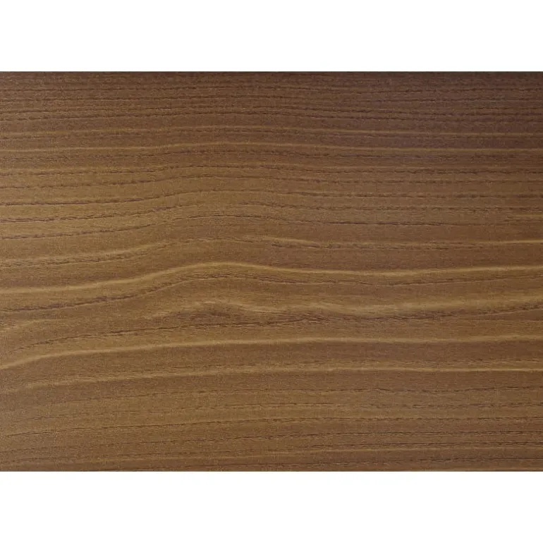 Computer desk - thick-panel desktop / inset metal legs - 48"l - walnut wood-l - Monarch