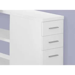 Computer desk - white left or right facing corner - Monarch