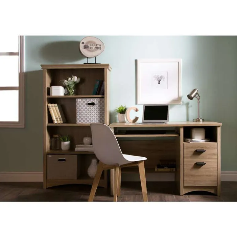 Computer Desk With Keyboard Tray - South Shore