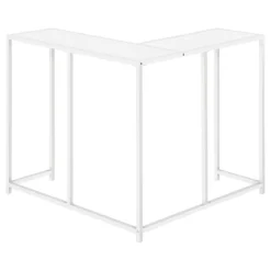 Console table - l-shaped / corner / metal frame - 36