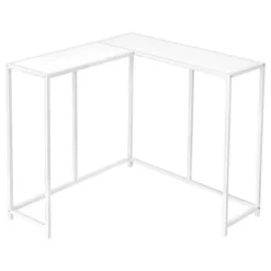 Console table - l-shaped / corner / metal frame - 36