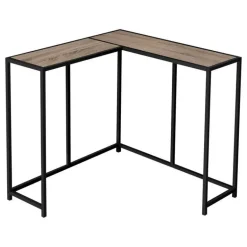 Console table - l-shaped / corner / metal frame - 36