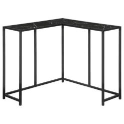 Console table - l-shaped / corner / metal frame - 36