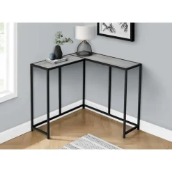 Console table - l-shaped / corner / metal frame - 36