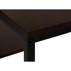 Console table - multi-tier / 3 shelves / rectangular - 48