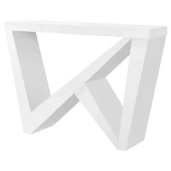 Console table - thick panel / asymmetrical base - 48