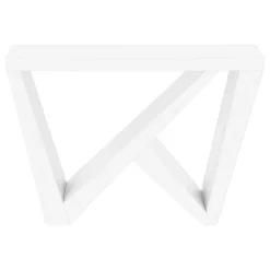 Console table - thick panel / asymmetrical base - 48