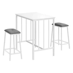 Counter height table with 2 stools