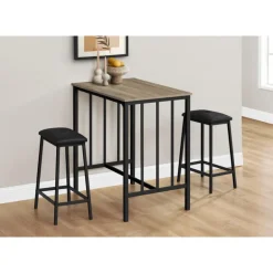 Counter height table with 2 stools