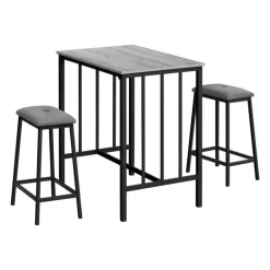 Counter height table with 2 stools