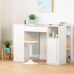 Counter-Height Craft Table With Storage - South Shore