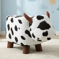 Cow-Shaped Kids Pouf – 17.7