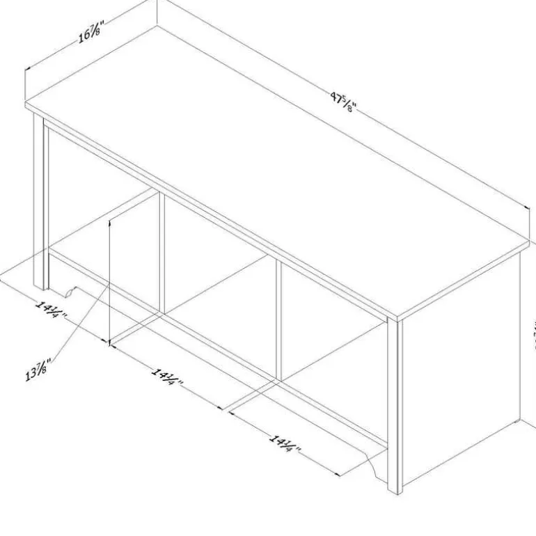 Cubby Storage Bench - South Shore