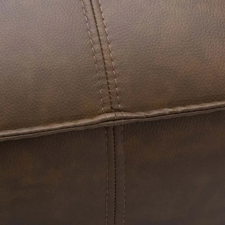 Cube Pouf - Brown
