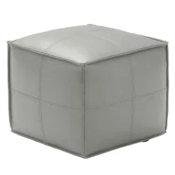 Cube Pouf - Grey
