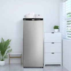 DANBY 8,5 Cu Ft Freezer Stainless, Vertical, 24" - DUFM085A4BSL