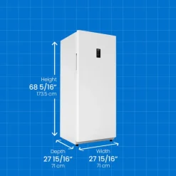 DANBY 14 Cu Ft Freezer White, Vertical, 28