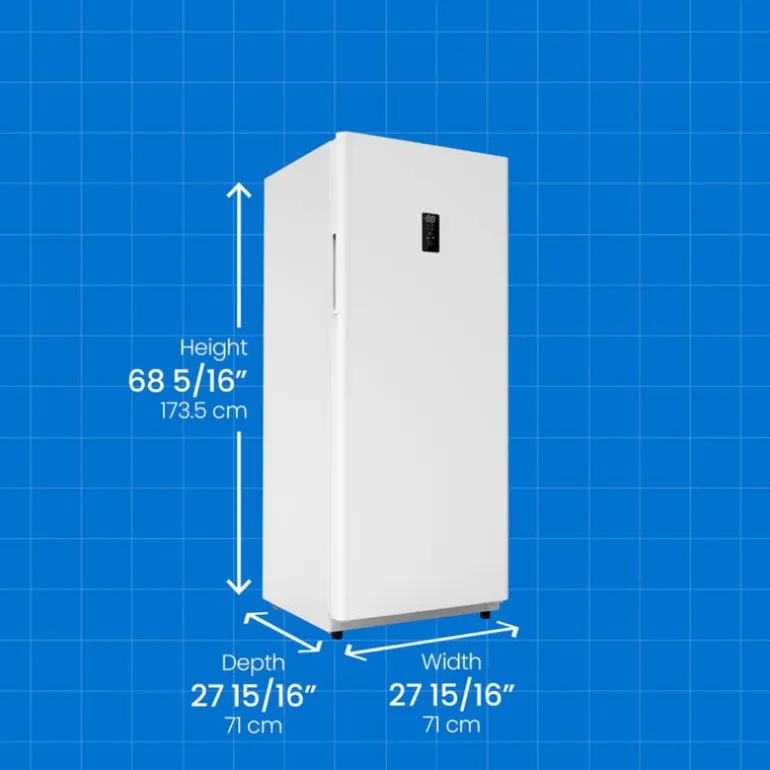 DANBY 14 Cu Ft Freezer White, Vertical, 28" - DUF140A1WDB