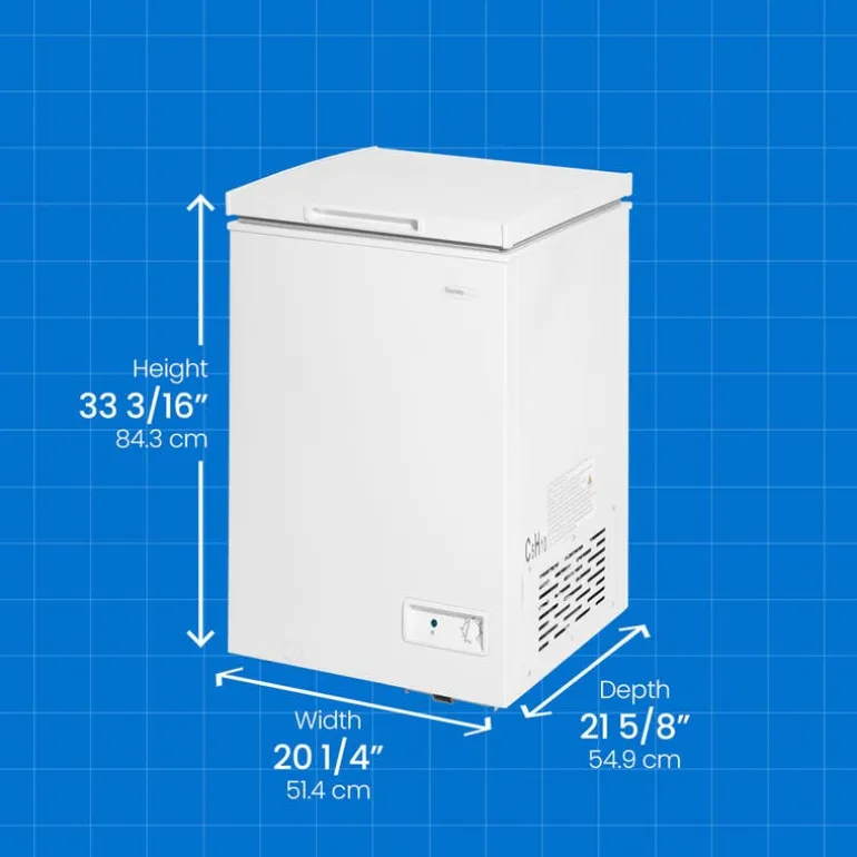 DANBY 3,5 Cu Ft Freezer White, Honrizontal, 20.25" - DCF035A6WM