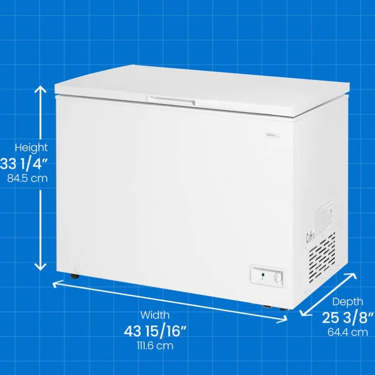 DANBY 10 Cu Ft Freezer White, Honrizontal, 44" - DCF100A6WM