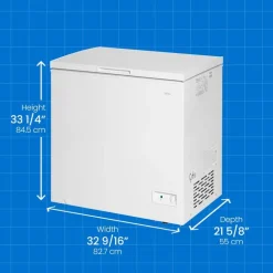 DANBY 7 cu ft Freezer White, Honrizontal, 35