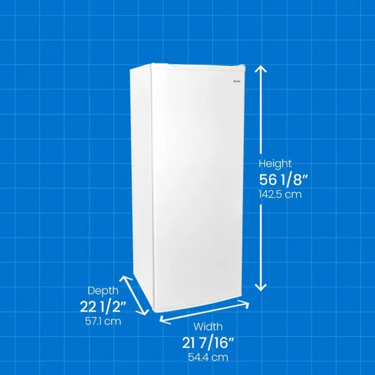 DANBY 6 cu. ft. Freezer White, Vertical, 22" - DUFM060B2WDB