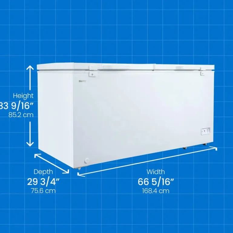 DANBY 17,1 Cu Ft Freezer White, Honrizontal, 66.5" - DCFM171A1WDB