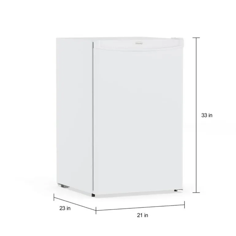 DANBY 3,2 Cu Ft Freezer White, Vertical, 21" - DUFM032A3WDB