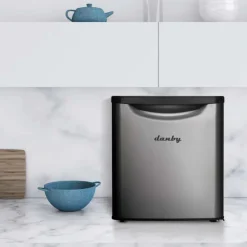 DANBY 1,7 Cu Ft Refrigeraor Stainless Compact - DAR017A3BSLDB