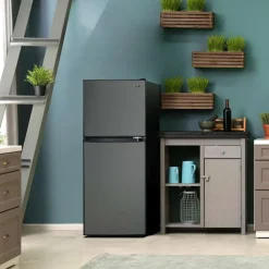 DANBY 4,7 Cu Ft Refrigeraotor Black Stainless Compact - DCR047A1BBSL