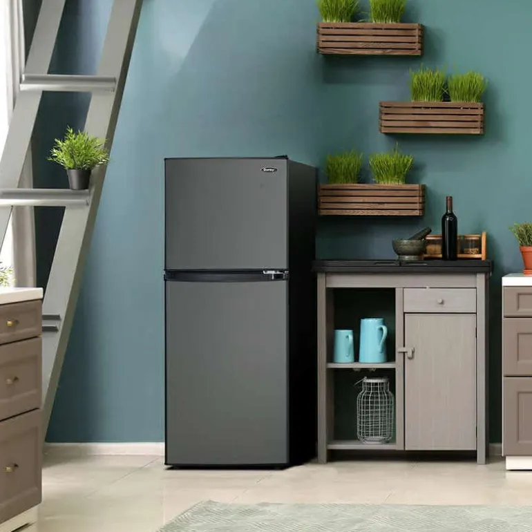 DANBY 4,7 Cu Ft Refrigeraotor Black Stainless Compact - DCR047A1BBSL