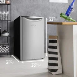 DANBY 4,4 Cu Ft Refrigerator Stainless Compact - DAR044A6DDB