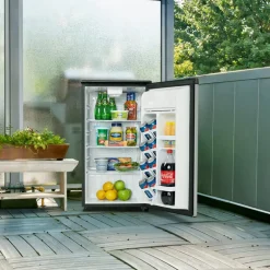 DANBY 3,3 Cu Ft Refrigerator Stainless Compact - DAR033A1BSLD