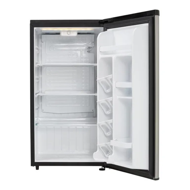 DANBY 3,3 Cu Ft Refrigerator Stainless Compact - DAR033A6BSLD