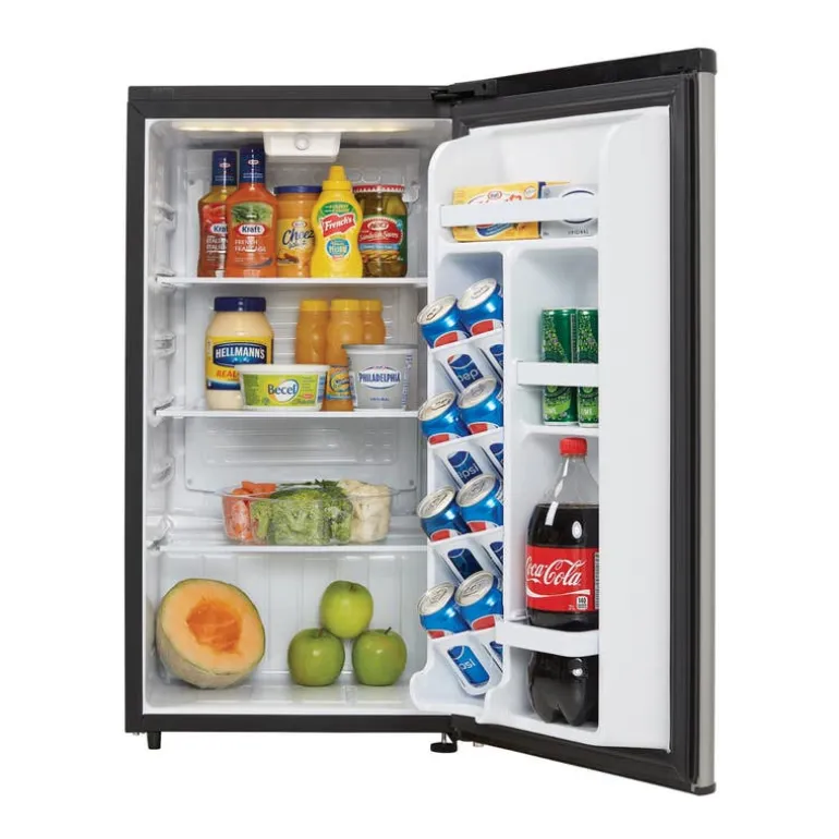 DANBY 3,3 Cu Ft Refrigerator Stainless Compact - DAR033A6BSLD