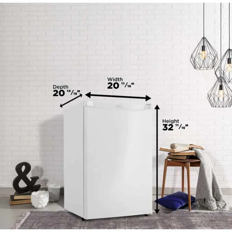 DANBY 4,4 cu ft Refrigerator White Compact - DAR044A4WDD