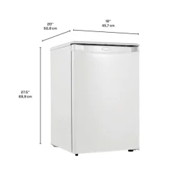 DANBY 2,6 Cu Ft Refrigerator White Compact - DAR026A1WDD