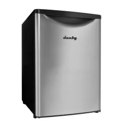 DANBY 2,6 Cu Ft Refrigerator Stainless Compact - DAR026A2BSLD