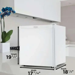 DANBY 1,6 Cu Ft Refrigerator White Compact - DCR016A3WDB