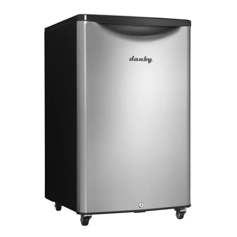 DANBY 4,4 Cu Ft Refrigerator Stainless Compact - DAR044A6BSLD