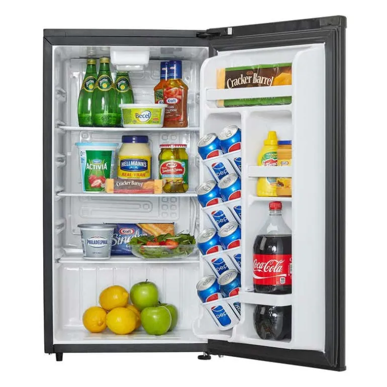DANBY 3,3 Cu Ft Refrigerator Black Compact - DAR033A6BDB